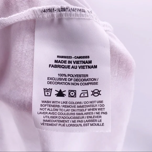 Nike Dri-Fit Peace Love Swoosh White Tank Top Size XS - Picture 10 of 11